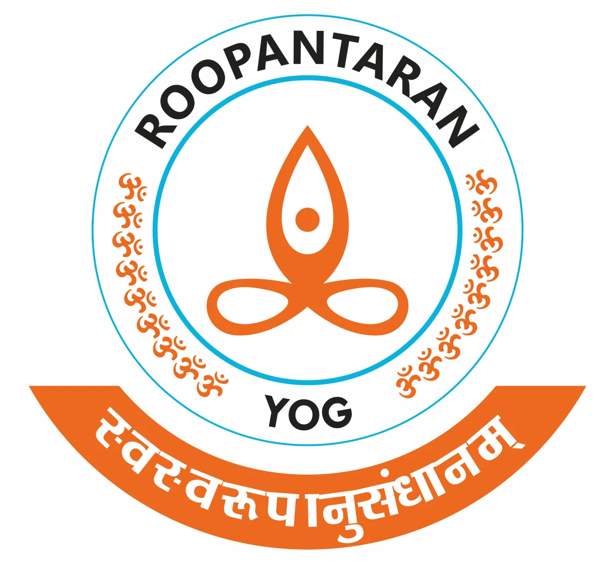 Roopantaran Yog Logo Large White Bg